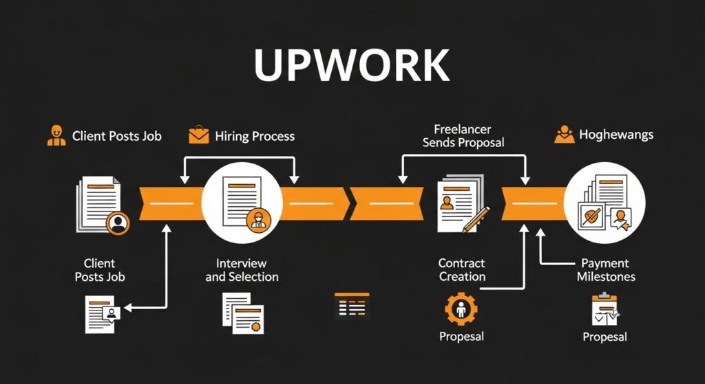 how upwork works..