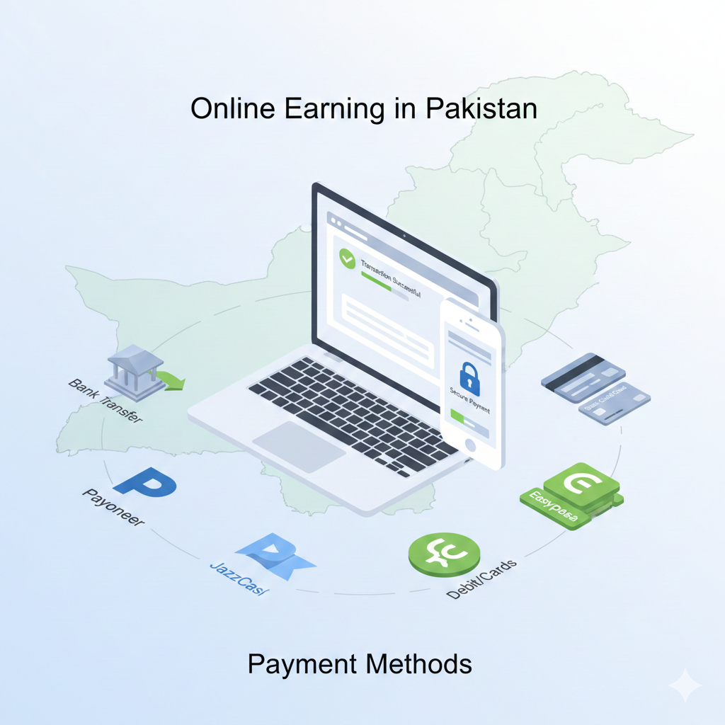 How can I earn money online in Pakistan?